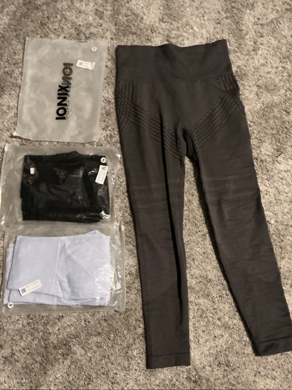 Seamless High-Waist Black Sculpting Leggings